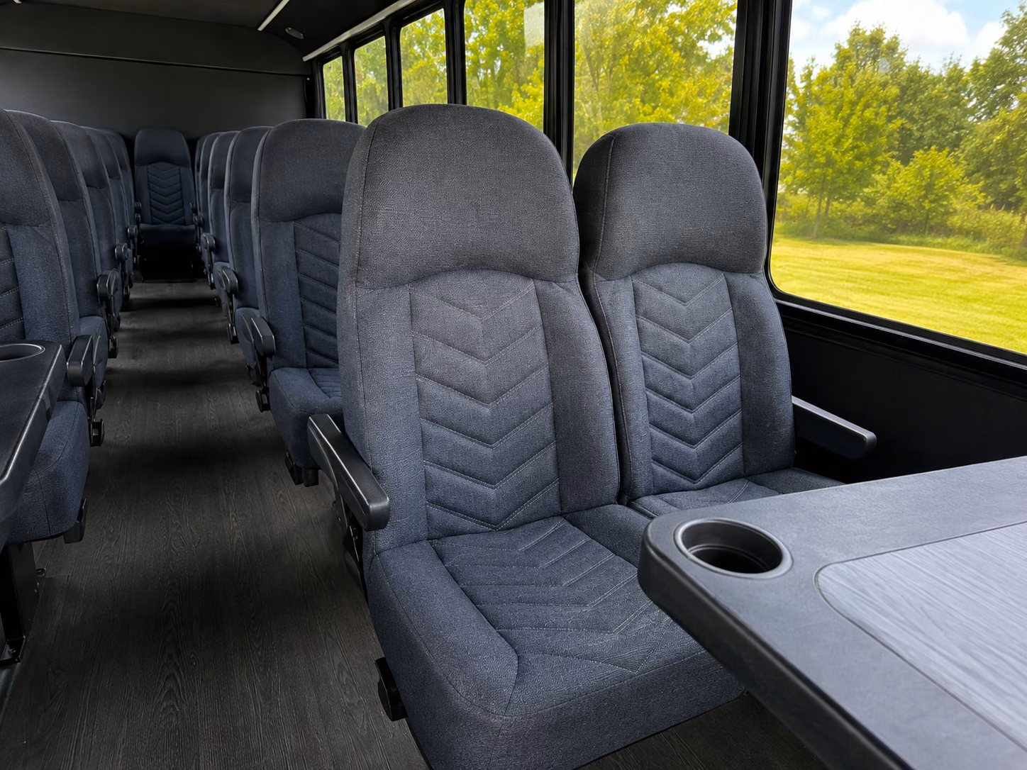 seattle 20 passenger minibus interior