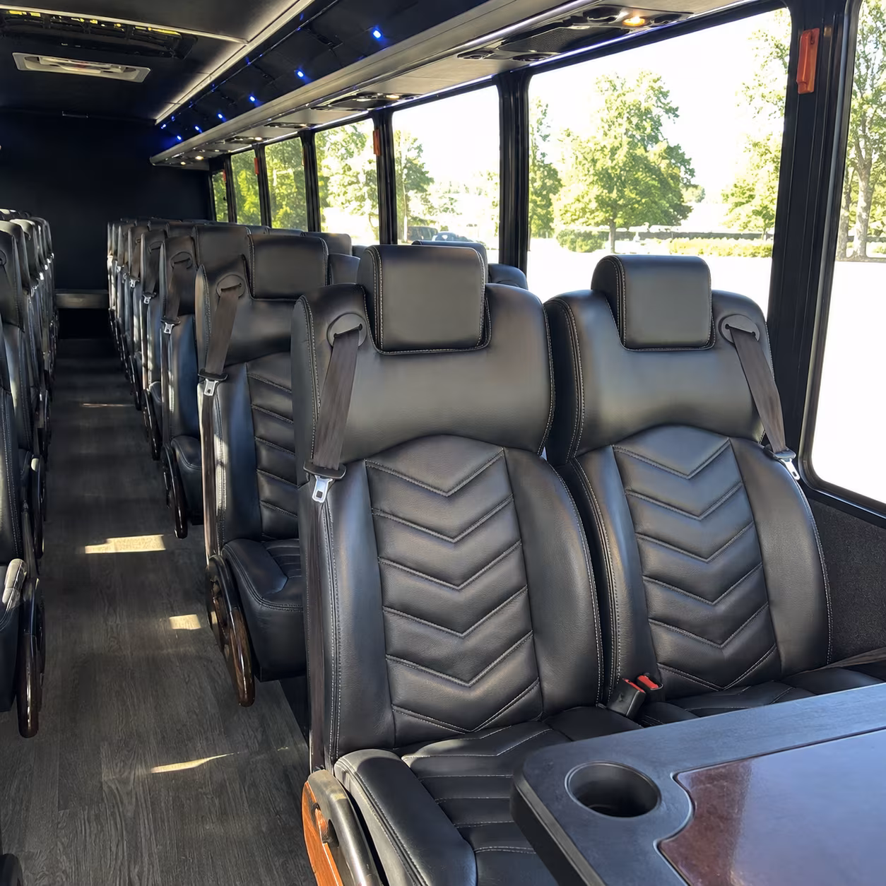 seattle 30 passenger minibus interior