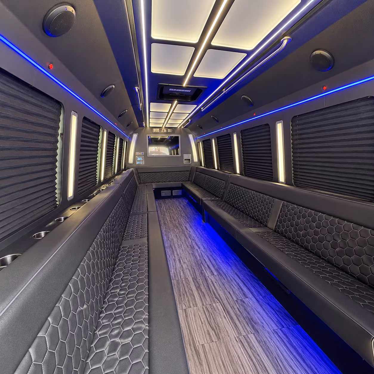 seattle 30 passenger party bus interior
