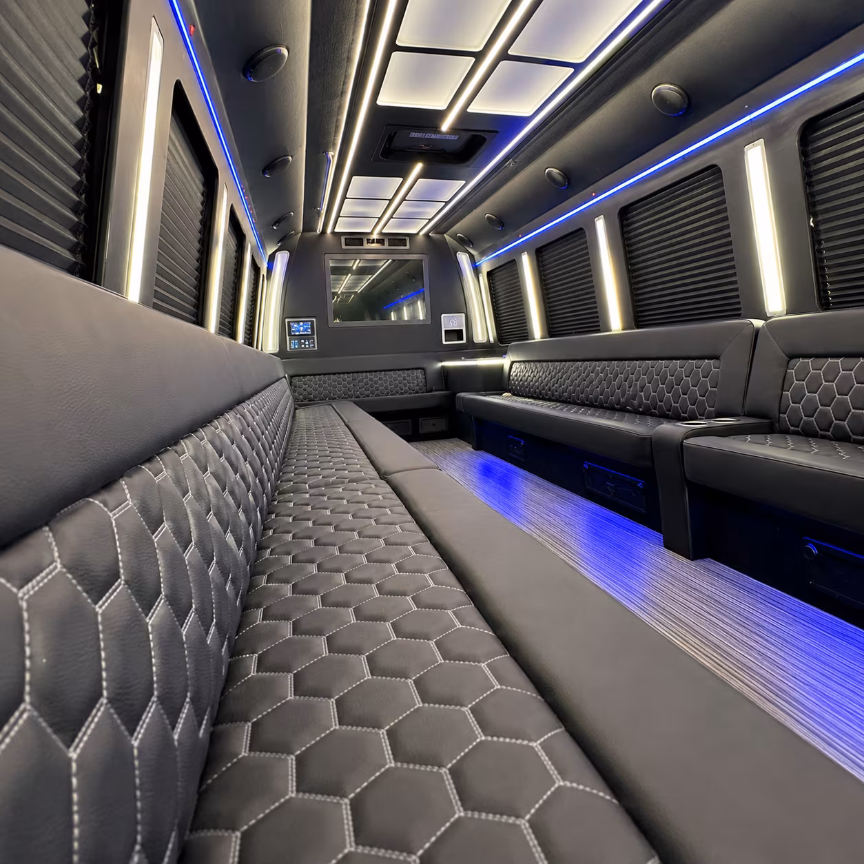 seattle party bus interior